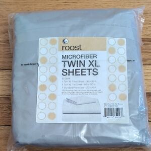 Microfiber Twin XL Sheets - Gray